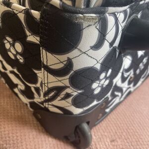 Vera Bradley‎ Rolling Suitcase/Luggage Black Carry-on Quilted